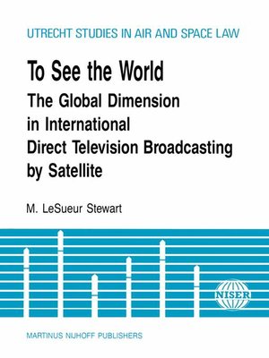 cover image of To See the World